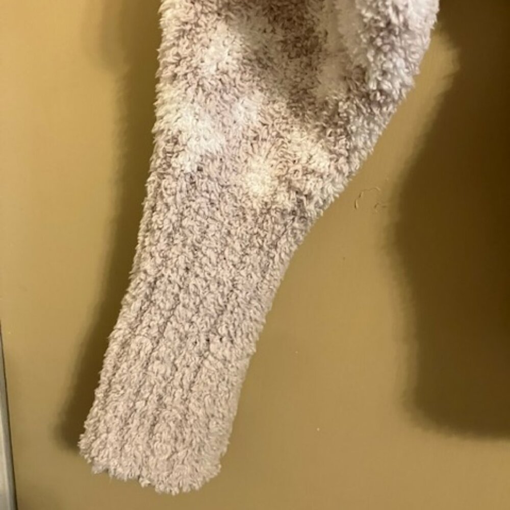 Leopard Print Dolman Style Fuzzy Sweater - image 3